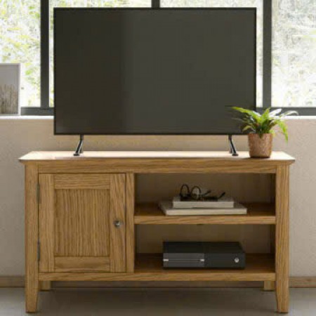 PPS Oak : Kệ Ti Vi Gổ Sồi 1 Cánh + 2 Ngăn